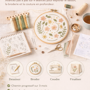 Parcours Créatif Textile – 4 séances pour tisser votre projet, à votre rythme