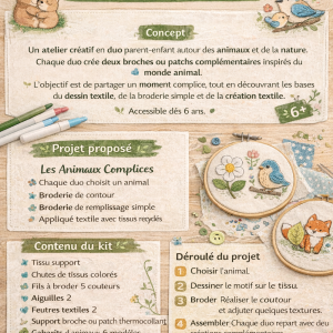 Kit Parent-Enfant – Duo Complice Créatif et Écologique