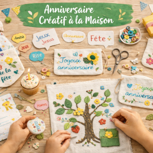 Kit Créatif Anniversaire à la Maison – Atelier DIY Enfant